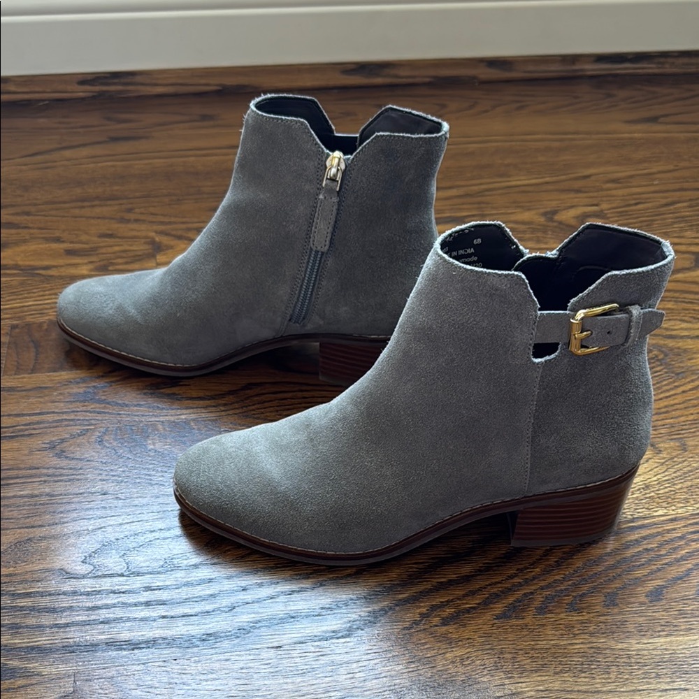 Women’s Cole Haan Haidyn Suede Ankle Boots with Buckle 6B - Picture 5 of 14